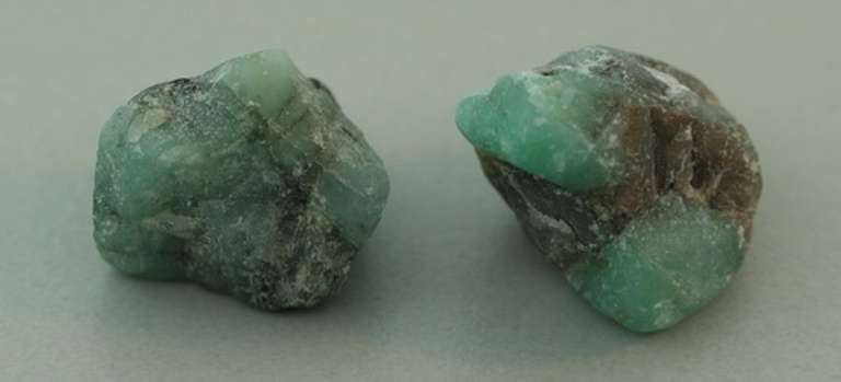 Exceptional 18.71ct raw Emerald in matrix