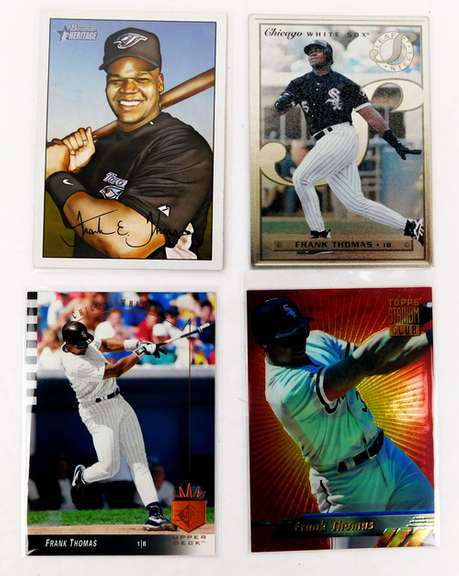 4 Frank Thomas Baseball Cards
