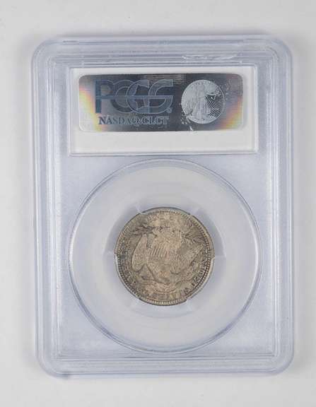 MS63 1891 Seated Liberty Quarter - Graded PCGS