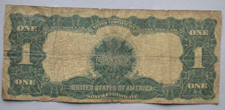 $ 1 Black Eagle 1899 Series Silver Certificate.