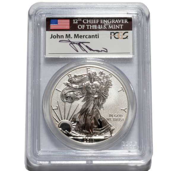 Mercanti Signed 2011 PCGS PR70  DCAMEO 25 TH Anniversary Set First Strike