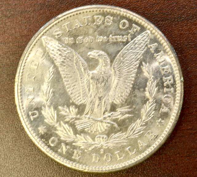1890-S Morgan Silver Dollar BU