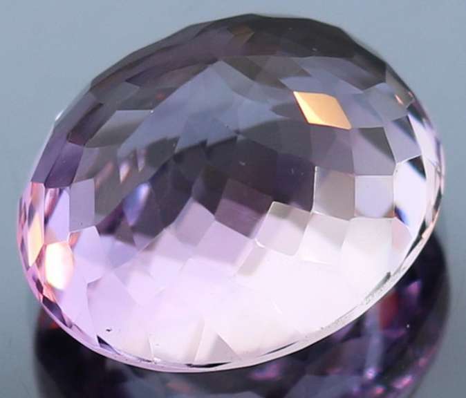 AAA oval cut 15.53ct untreated pink Amethyst