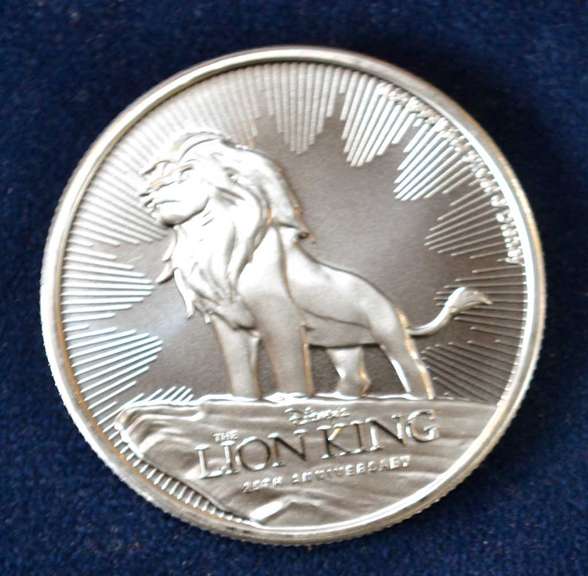 2019 NUIE Lion King 1 OZ Silver Coin BU