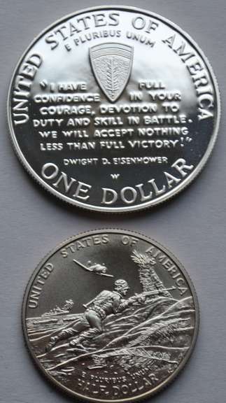 1995 WW11 Modern Comm Silver Dollars & Clad Halves Proof & Unc