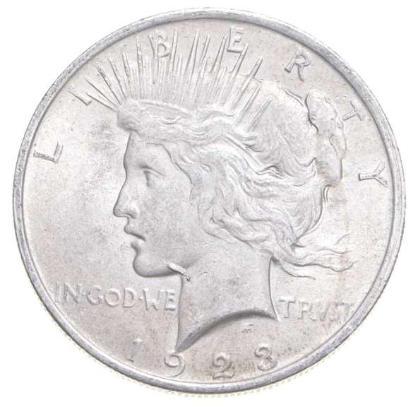 1923 Peace Silver Dollar Rare VAM - Look at Neck