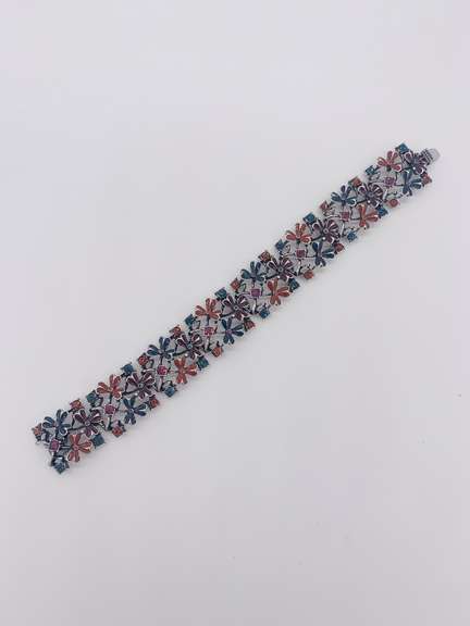 Sterling Silver Gemstone Bracelet