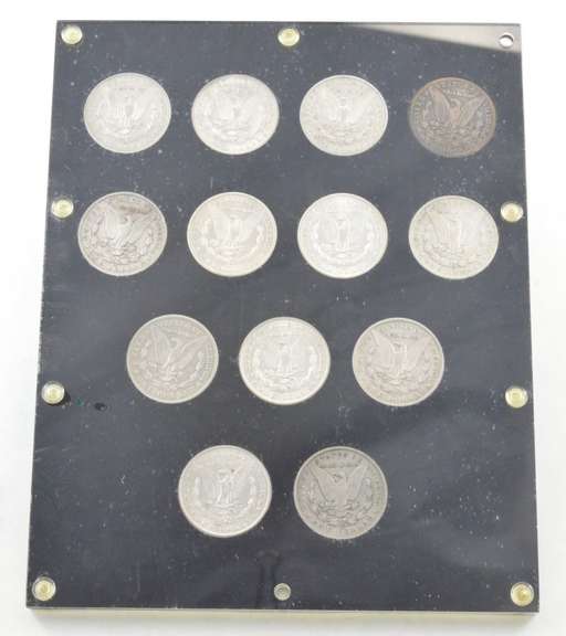 Lot (13) 1878-1893 Carson City Morgan Silver Dollars