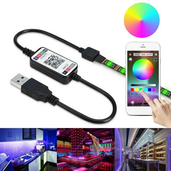 2M Waterproof Bluetooth RGB USB LED Strip Light