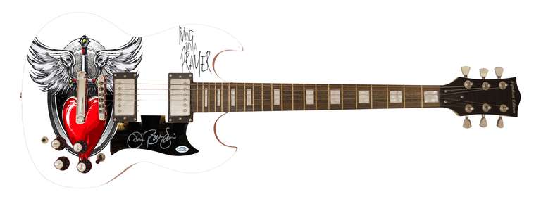 Jon Bon Jovi Signed Living On A Prayer Album Lp CD Photo Guitar