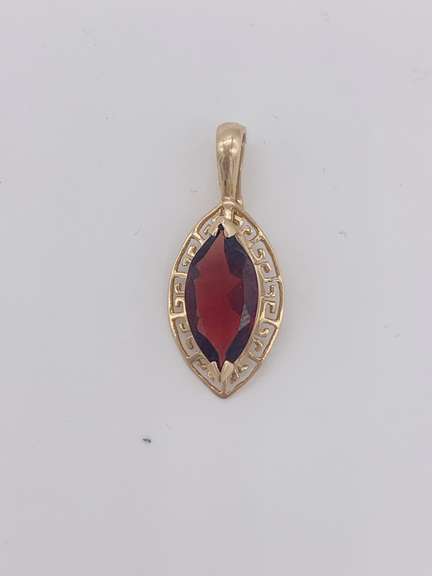14kt Gold & Gemstone Pendant
