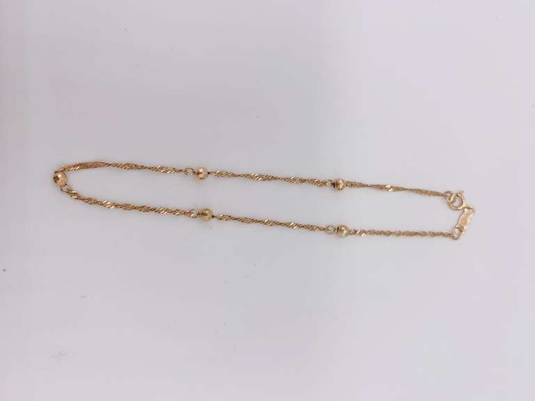 14kt Yellow Gold Chain Bracelet