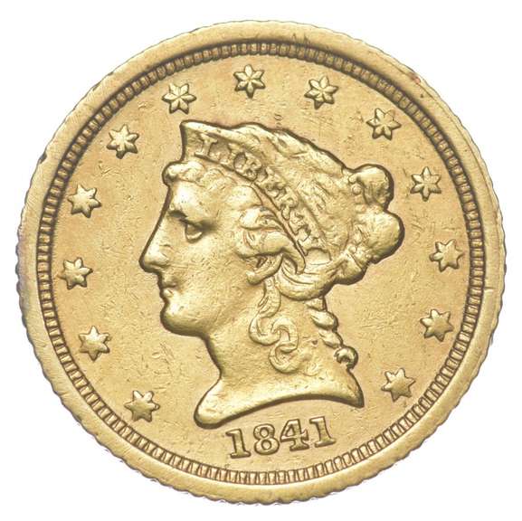 1841-C $2.50 Liberty Head Gold Quarter Eagle