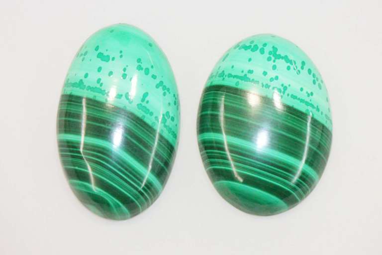 Colorful Natural Malachite - Lot of 2