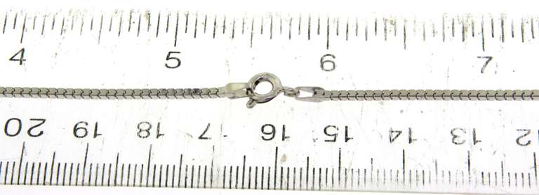 Beautiful 18kt Rectangle Link Chain Necklace