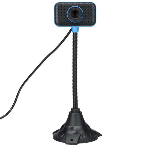 HD 640x480P Flexible Free Rotation USB Webcam