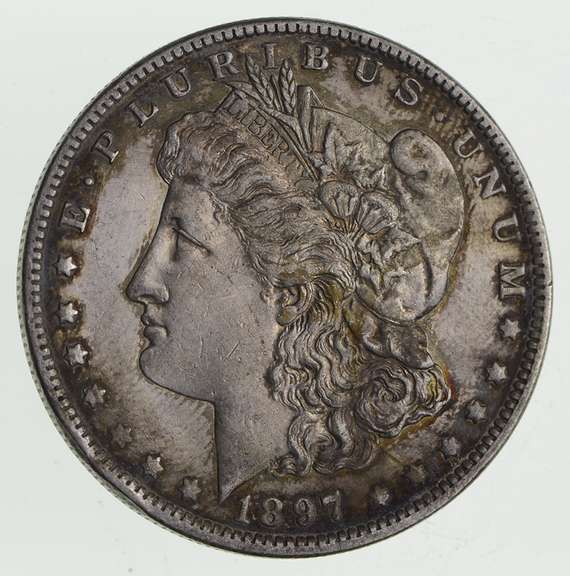 1897-O Morgan Silver Dollar - Sharp
