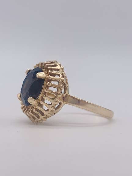 14kt Gold Smoky Quartz Cocktail Ring