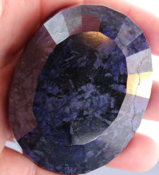 Giant 1022ct royal blue Sapphire
