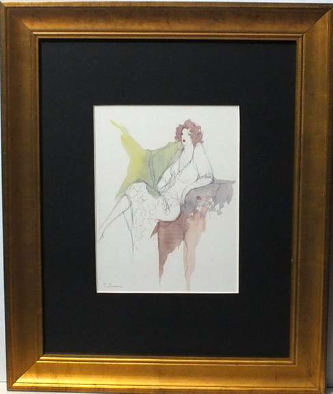 Tarkay Frame color print edition.