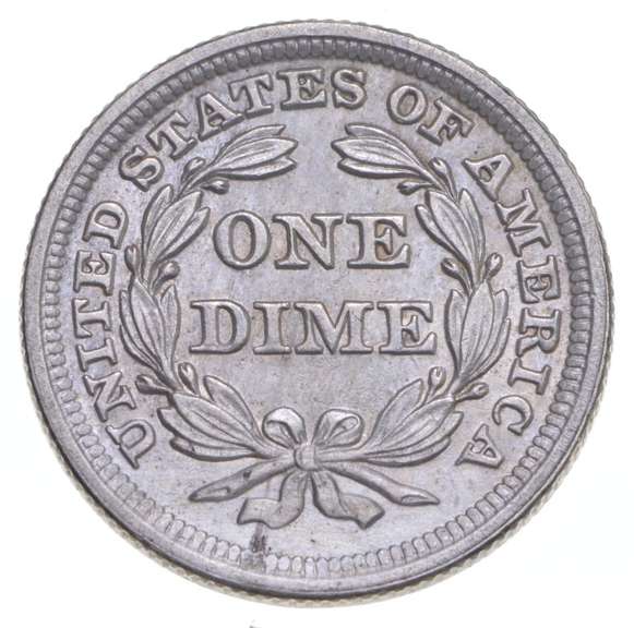1854 Seated Liberty Dime - Arrows