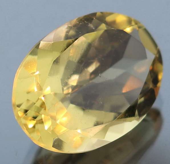 Glittering 10.46ct lemon yellow Citrine