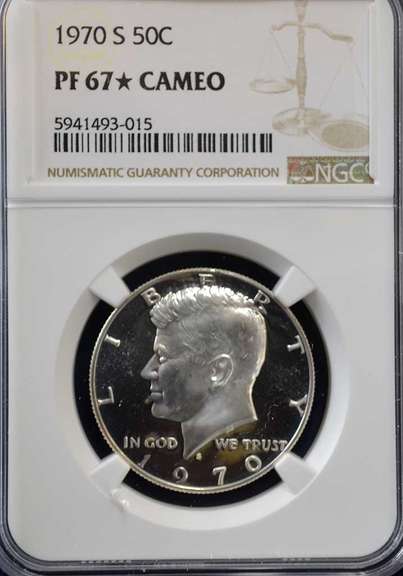 1970 S 50 C NGC PROOF 67 STAR CAMEO