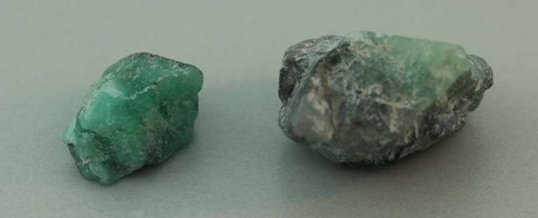 Collectors 18.25ct raw Emerald in matrix