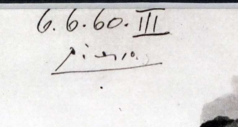 Fine Art Collection Picasso 1960