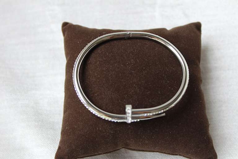 Silver Color Nail Bracelet