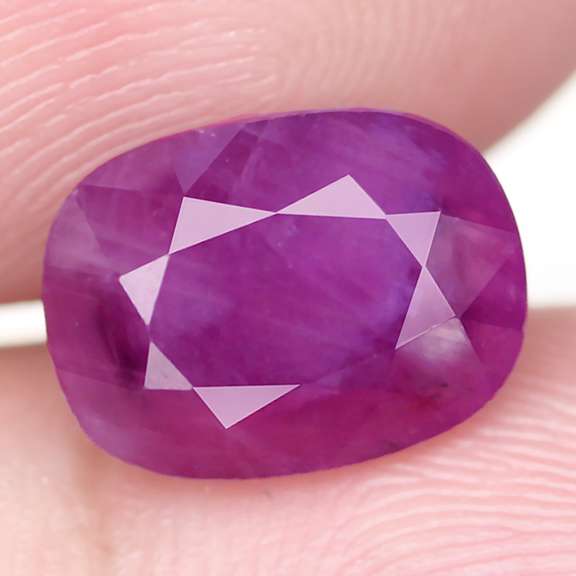 All natural 4.90ct unheated Mozambique Ruby