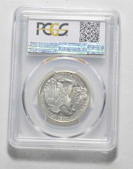 PR66 1942 Walking Liberty Half Dollar - Cameo Look - Graded PCGS