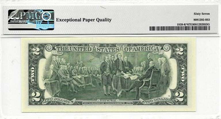 Superb Gem Crisp $2 2013 Star Note FRB Atlanta PMG 67 EPQ!