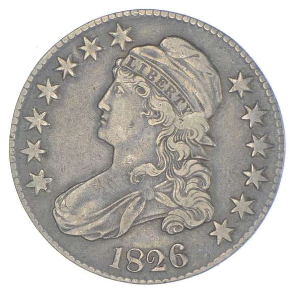 1826 Capped Bust Half Dollar - 110