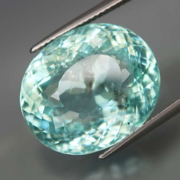 High fire 22.12ct untreated Brazilian Aquamarine