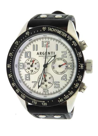 Argenti 1369m Multi Function Silver Dial Watch