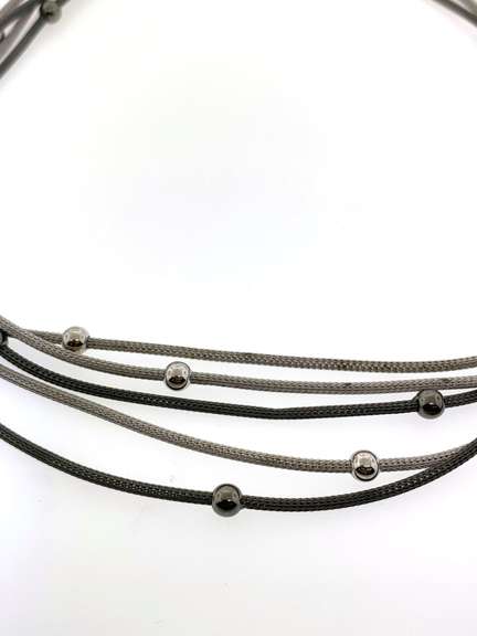 Mesh Sterling Silver Necklace