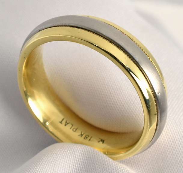 High End 18k and Platinum Band
