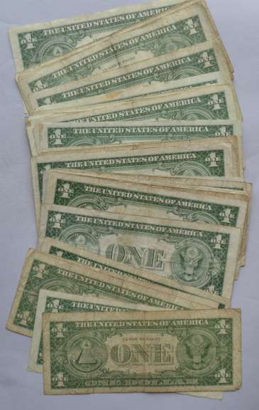 50 Assorted $ 1 Silver Certificates