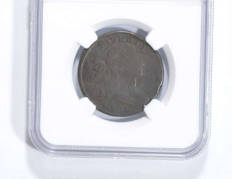 VG Details 1804 Draped Bust Large Cent - Corrosion - Graded NGC