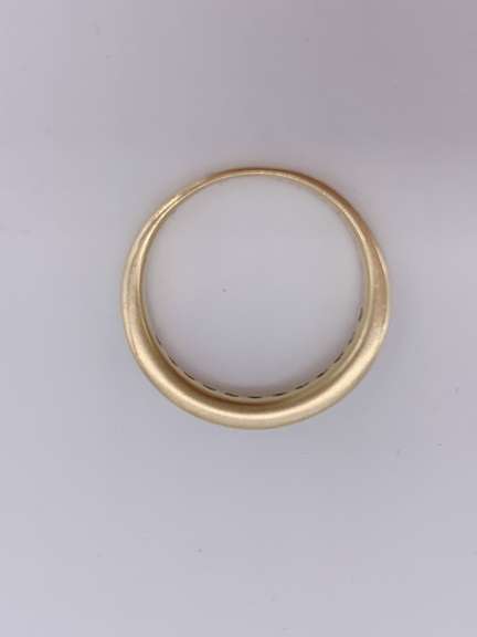 14kt Gold Diamond Wedding Band Ring- Size 7.25