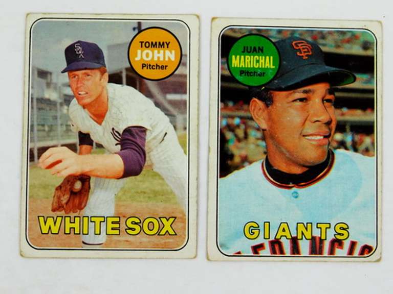 2 Topps 1969 Pitcher Greats