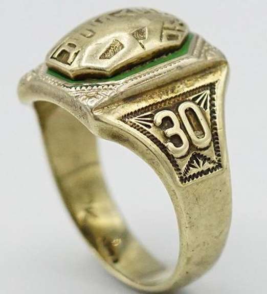 10KT Yellow Gold 1930 Keyser Class Ring