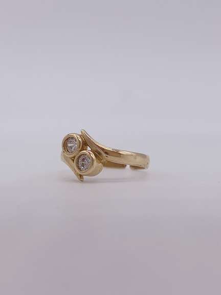 10kt Gold & Diamond Pinky Toe Ring