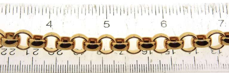 Sterling Silver Circle Link Bracelet