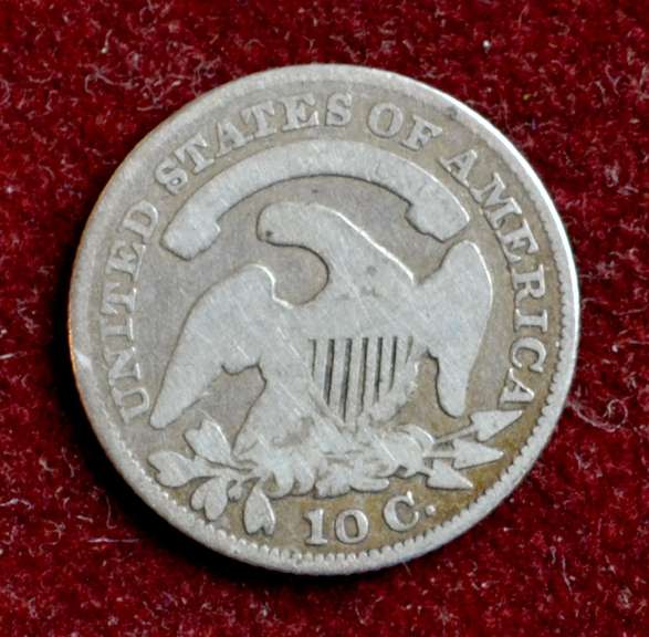 1830 10c with Rotated Die