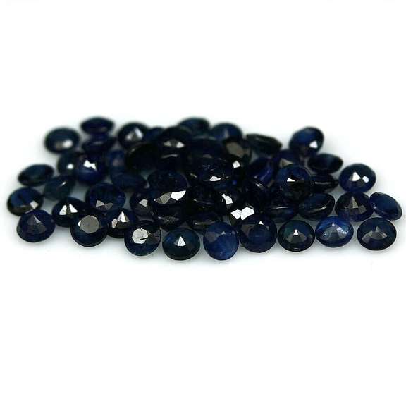 Heated! 13.76ct Royal blue Sapphire set from Madagascar