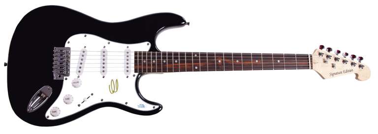 David Draiman Autographed Signed Guitar