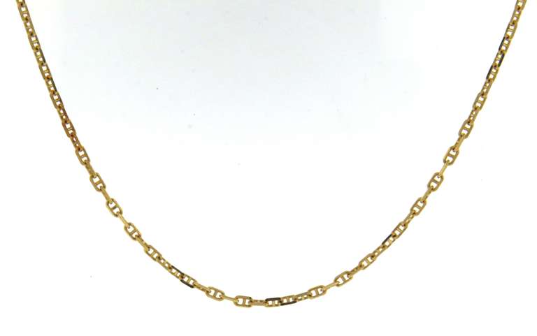 Simple Yellow Gold Gucci Link Necklace