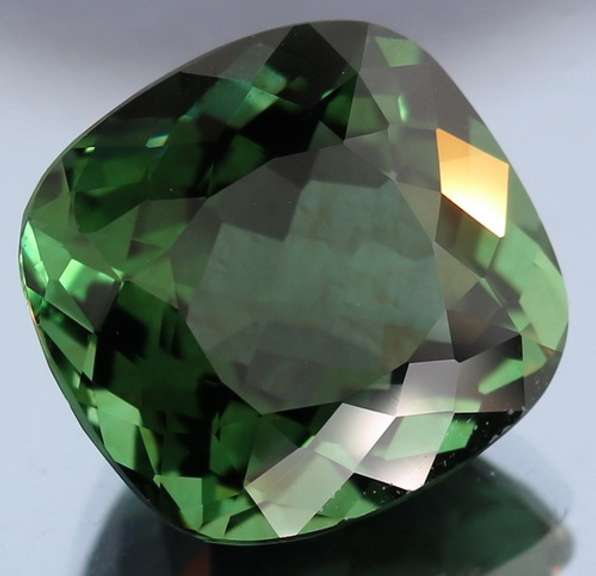 Flawless 32.28ct AAA created green Amethyst